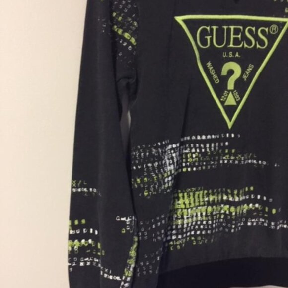 GUESS Youth Boy's Long Sleeve T-Shirt Size 12, Black - Picture 4 of 8